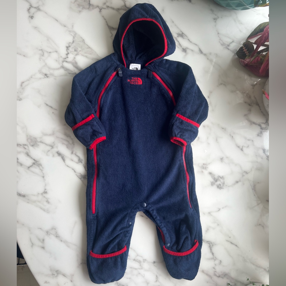 The North Face 6-12 month Navy Winter Onesie